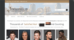 Desktop Screenshot of exclusivelyhissalon.com